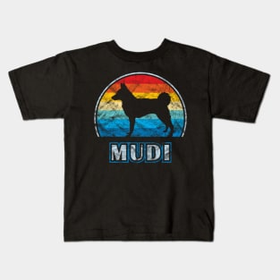 Mudi Vintage Design Dog Kids T-Shirt